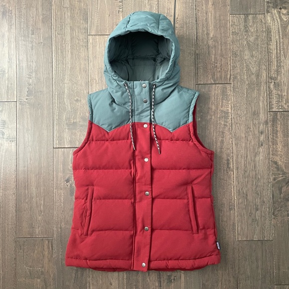 🍄Patagonia Women's Bivy Down Hooded Vest (Sz M) - Picture 3 of 11